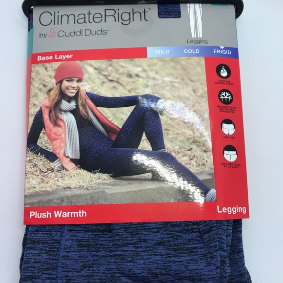 Cuddl Duds Fleecewear Stretch Leggings Women's XL - Picture 3 of 4